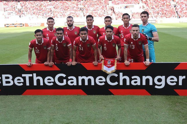 Starting XI Timnas Indonesia lawan Vietnam di leg pertama semifinal Piala AFF 2022 di Stadion Gelora Utama Bung Karno, Jakarta, Jumat (06/01/2023) sore WIB. (c) Bola.net/Bagaskara Lazuardi